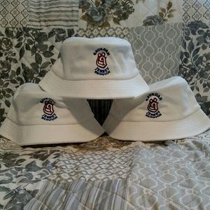 White Terry Cloth Bucket Hat